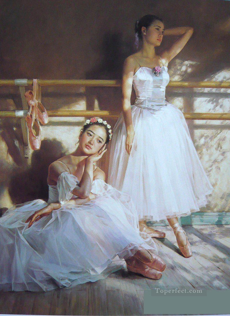 Ballerinas Guan Zeju01 Chinese Oil Paintings